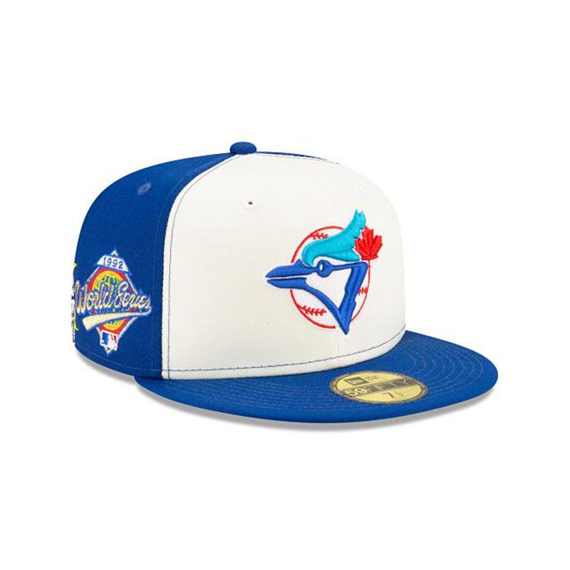 MLB Toronto Blue Jays State Flower 59Fifty Fitted (MMS7629) - Blue New Era Caps